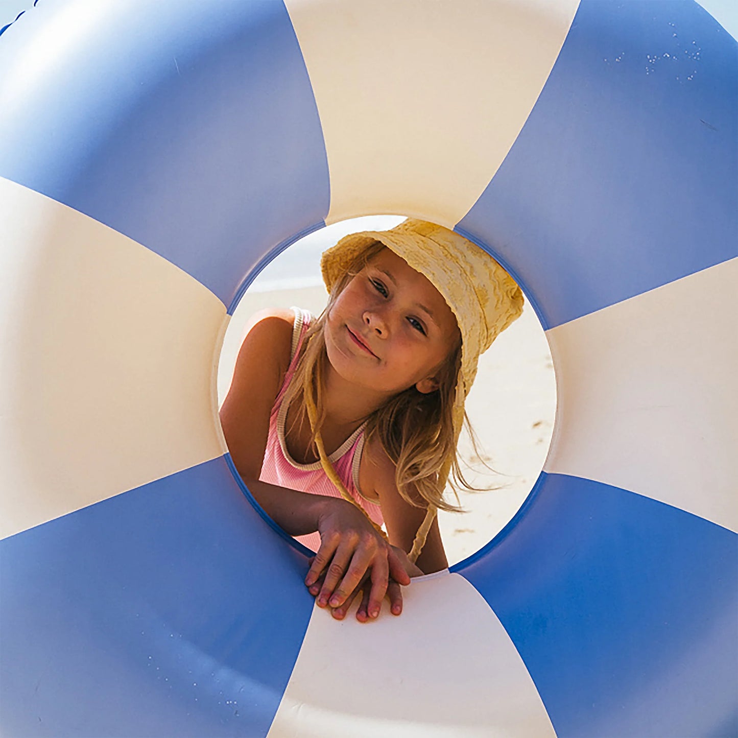 Pool Ring - Blue Stripe