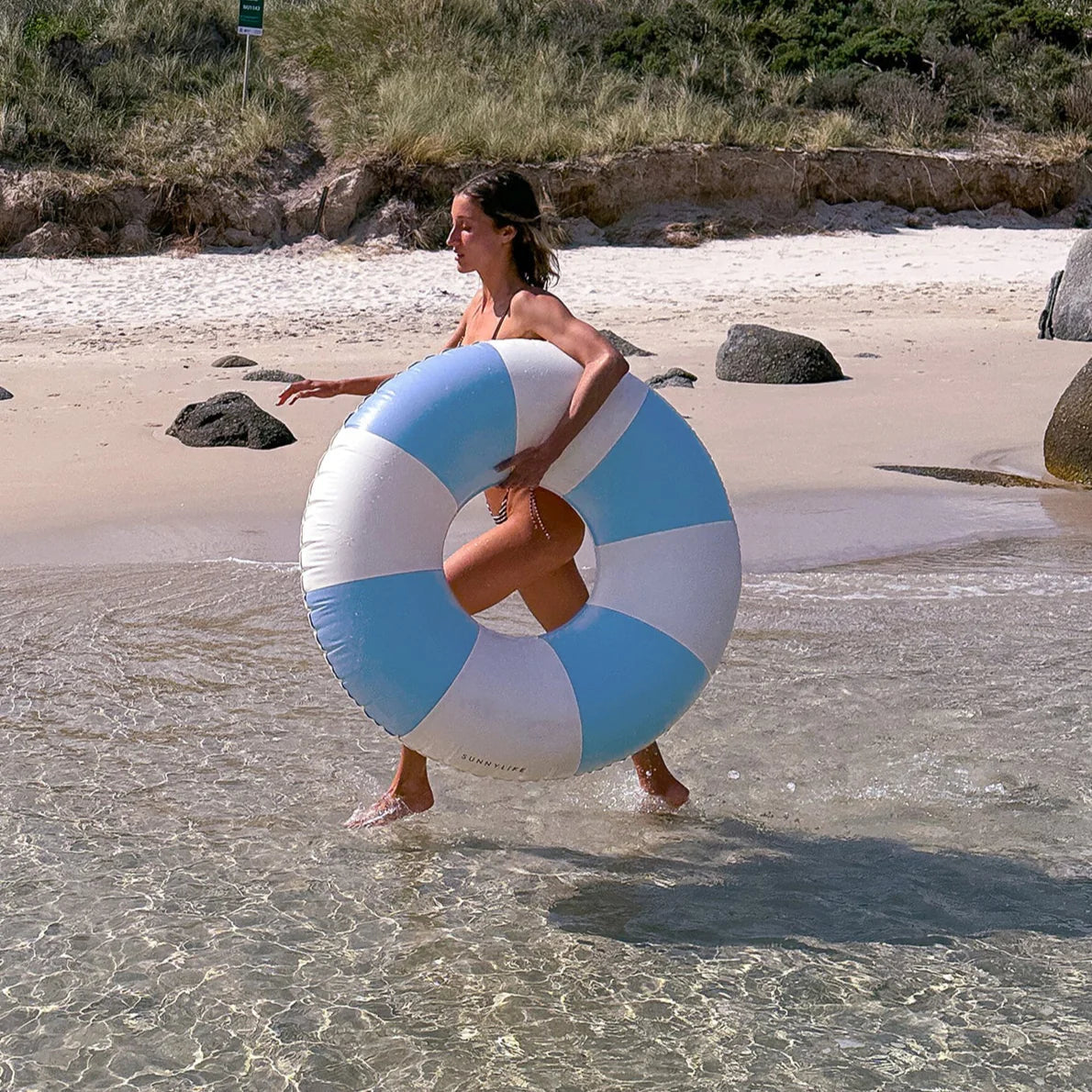 Pool Ring - Blue Stripe