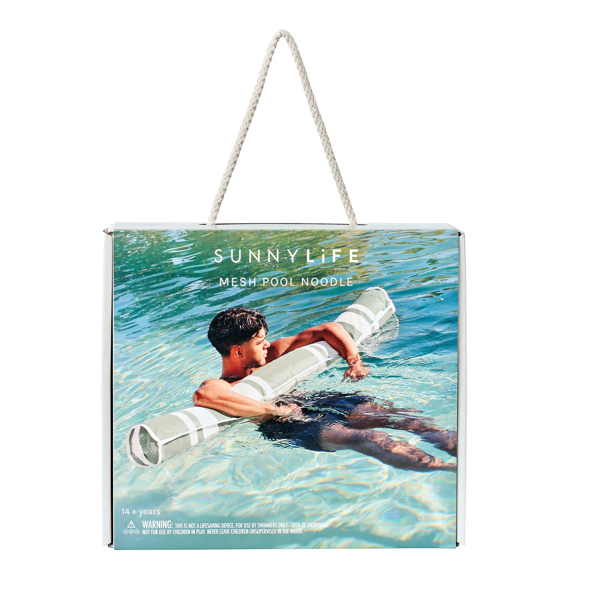 Mesh Pool Noodle - Seagrass Stripe