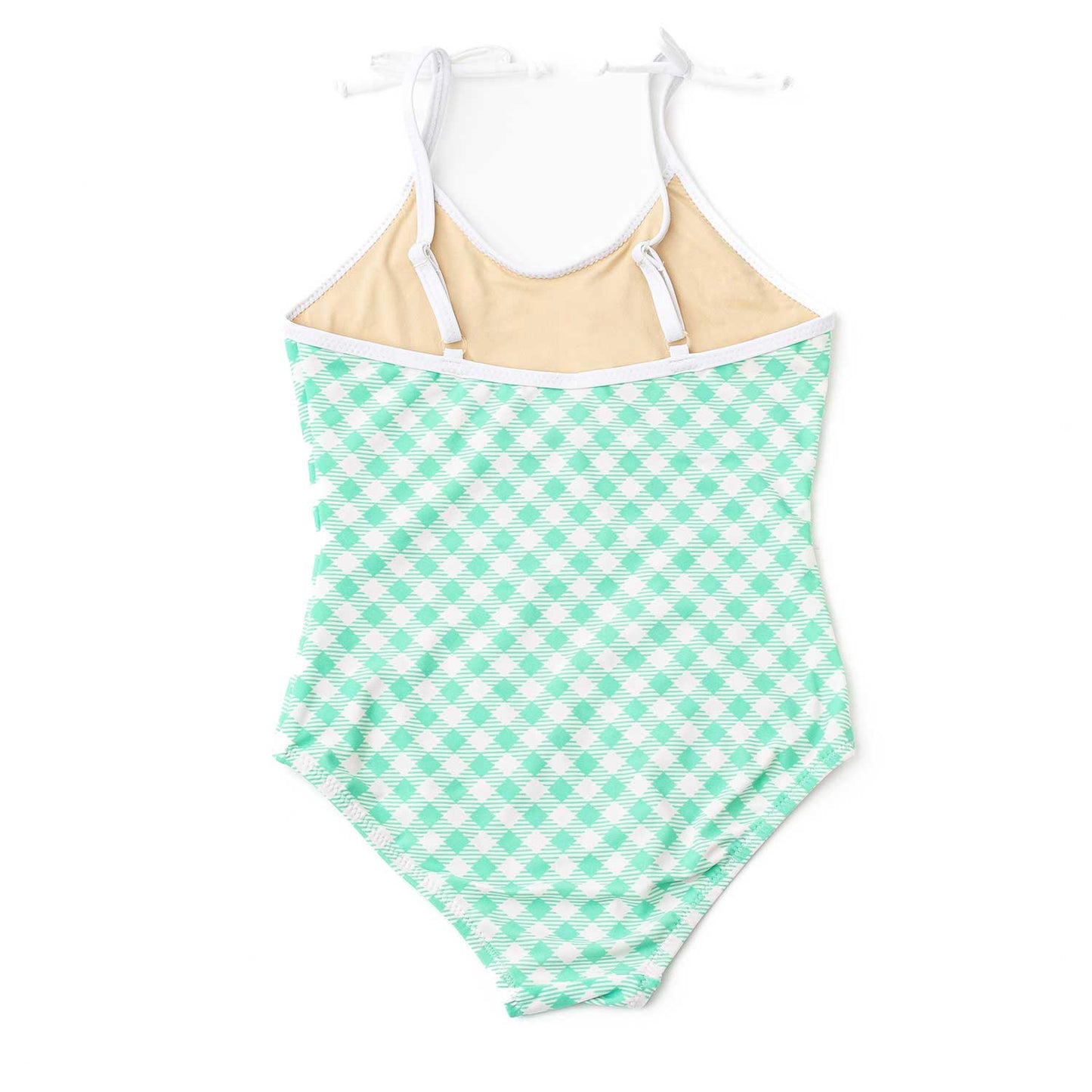 Daisy Stripe Sequined Swimsuit
