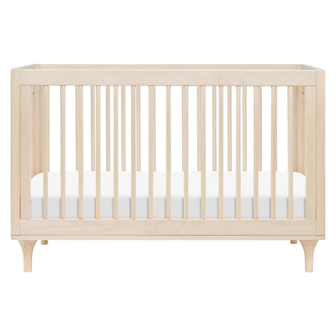 Lolly 3-in-1 Convertible Crib with Toddler Bed Conversion Kit - Washed Natural