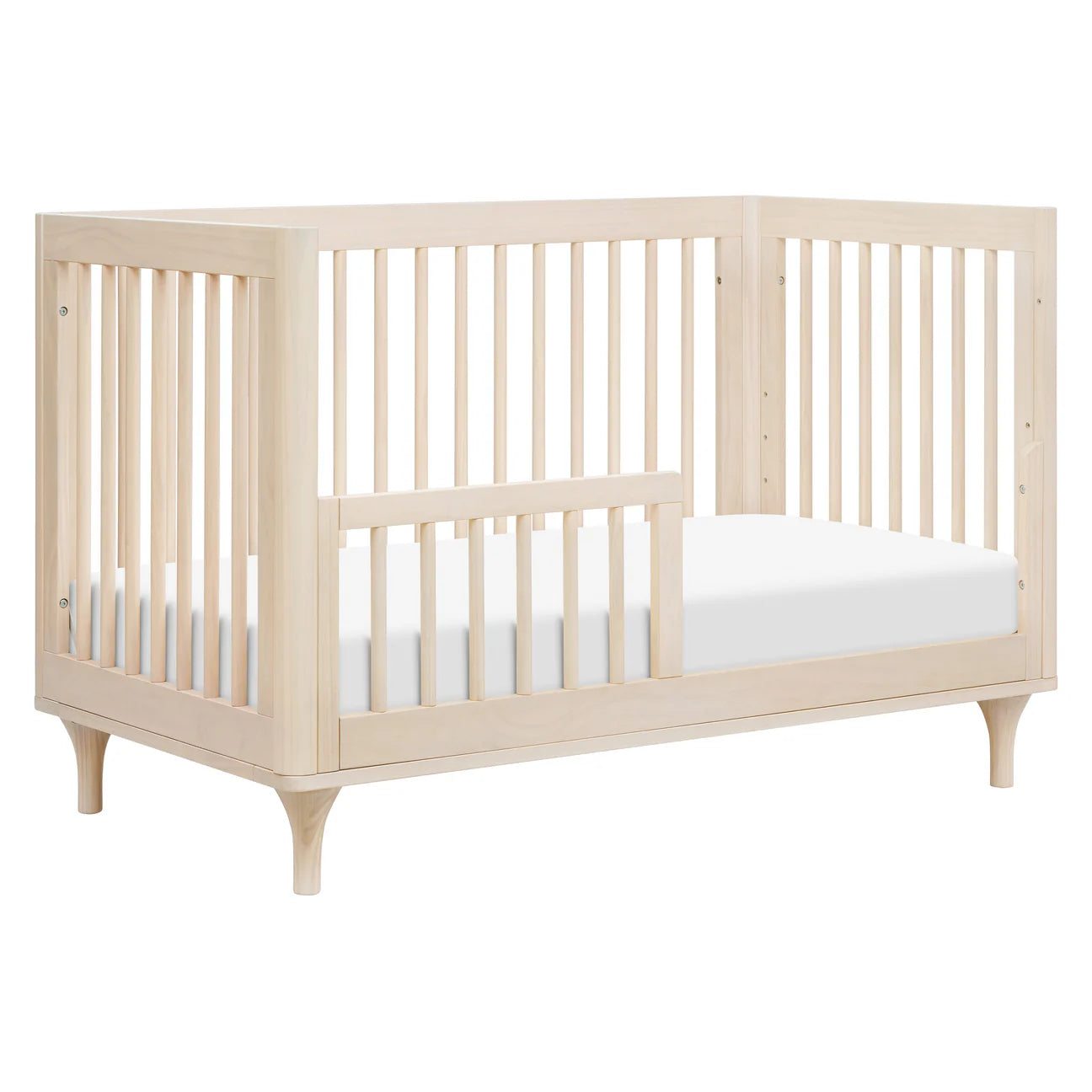 Lolly 3-in-1 Convertible Crib with Toddler Bed Conversion Kit - Washed Natural