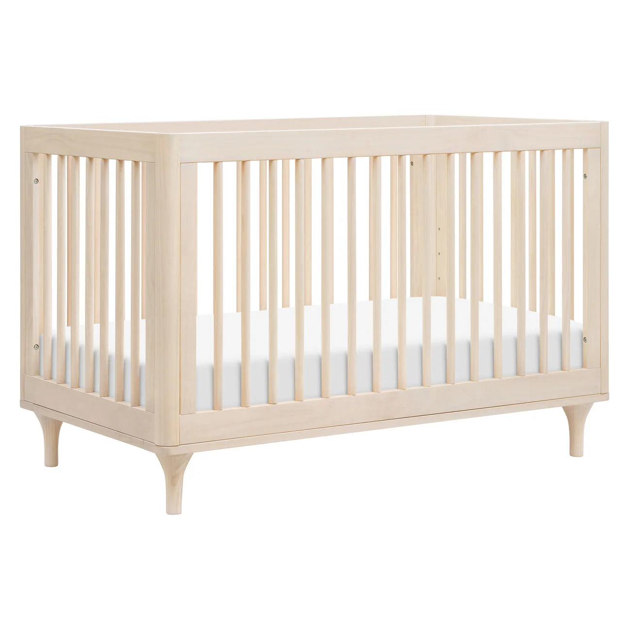Lolly 3-in-1 Convertible Crib with Toddler Bed Conversion Kit - Washed Natural