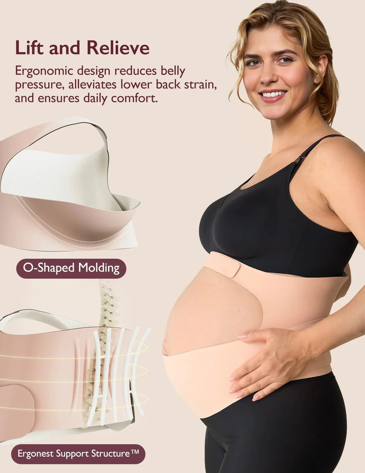 Ergonest Maternity Belly Band - Large