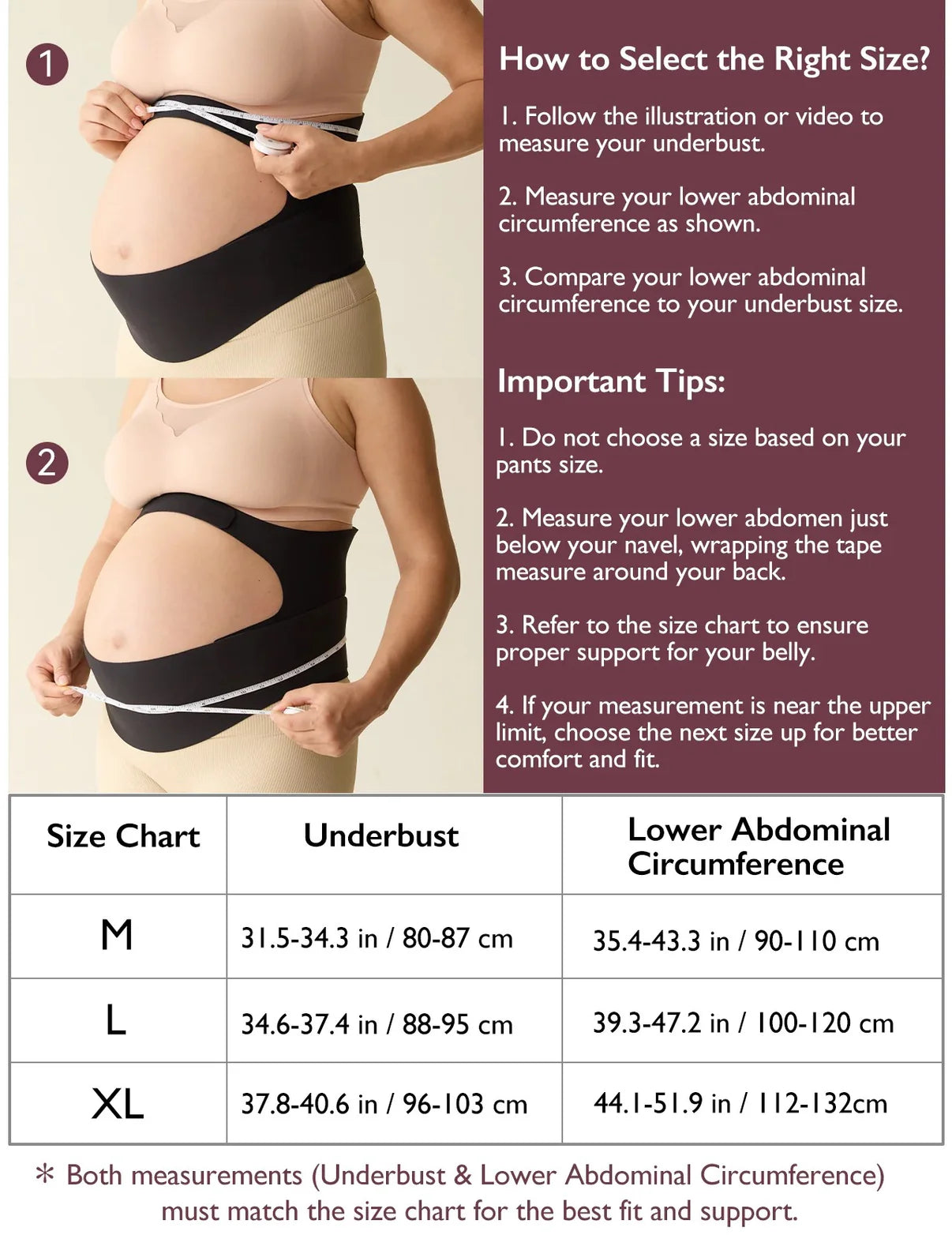 Ergonest Maternity Belly Band - Large