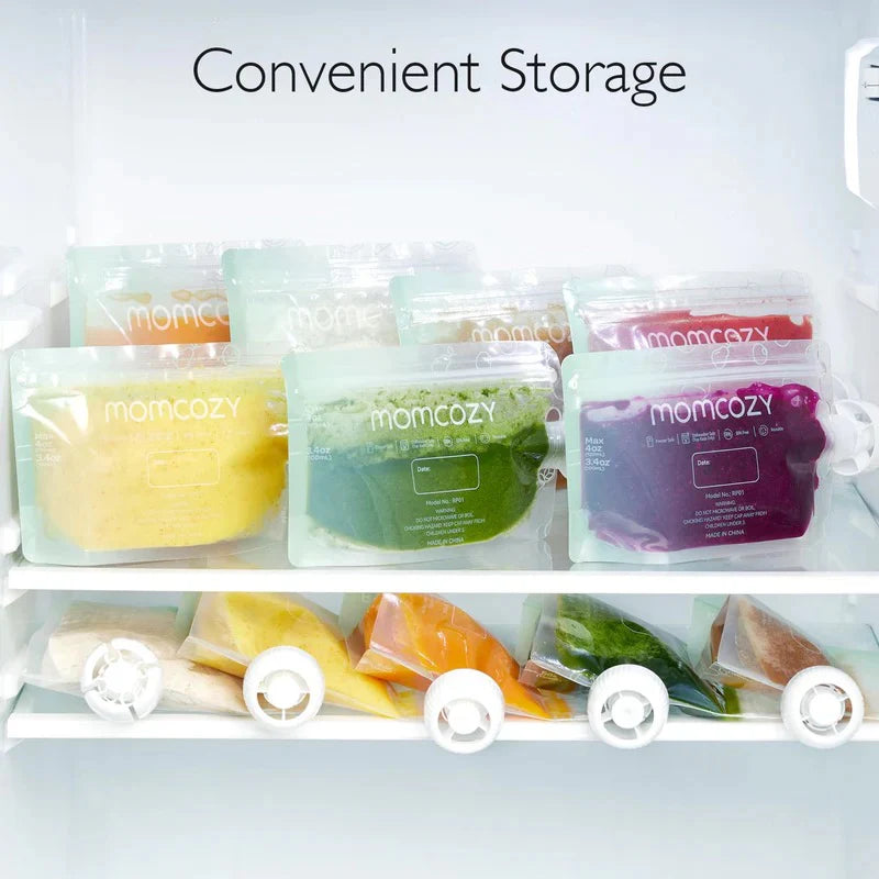 10 Reusable Baby Food Pouches | 100ml