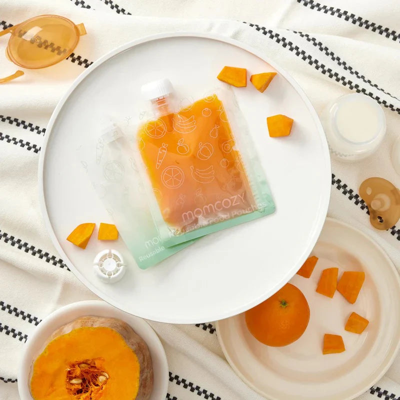 10 Reusable Baby Food Pouches | 100ml