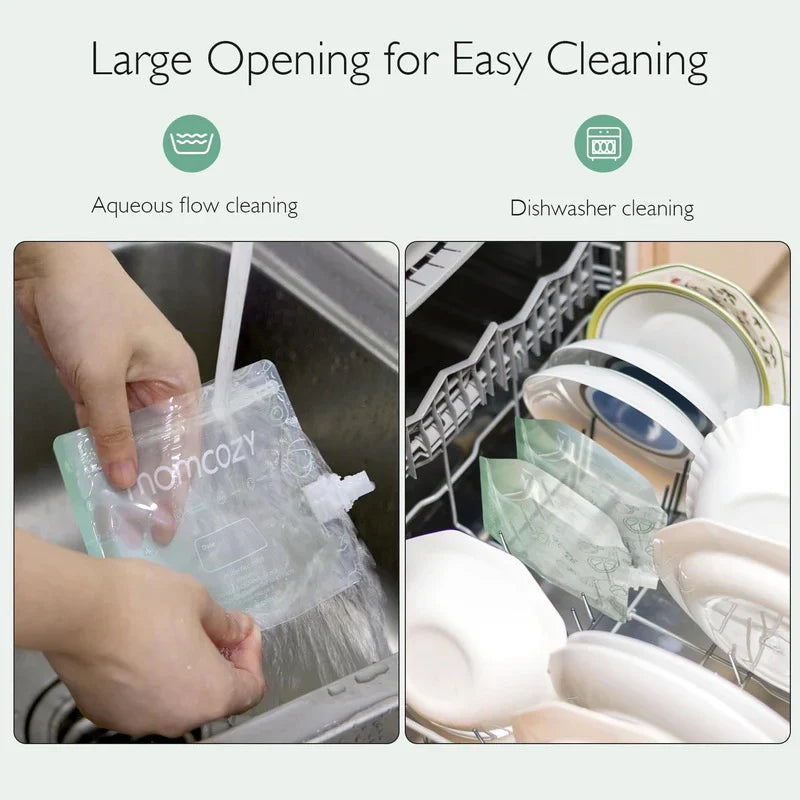 10 Reusable Baby Food Pouches | 100ml
