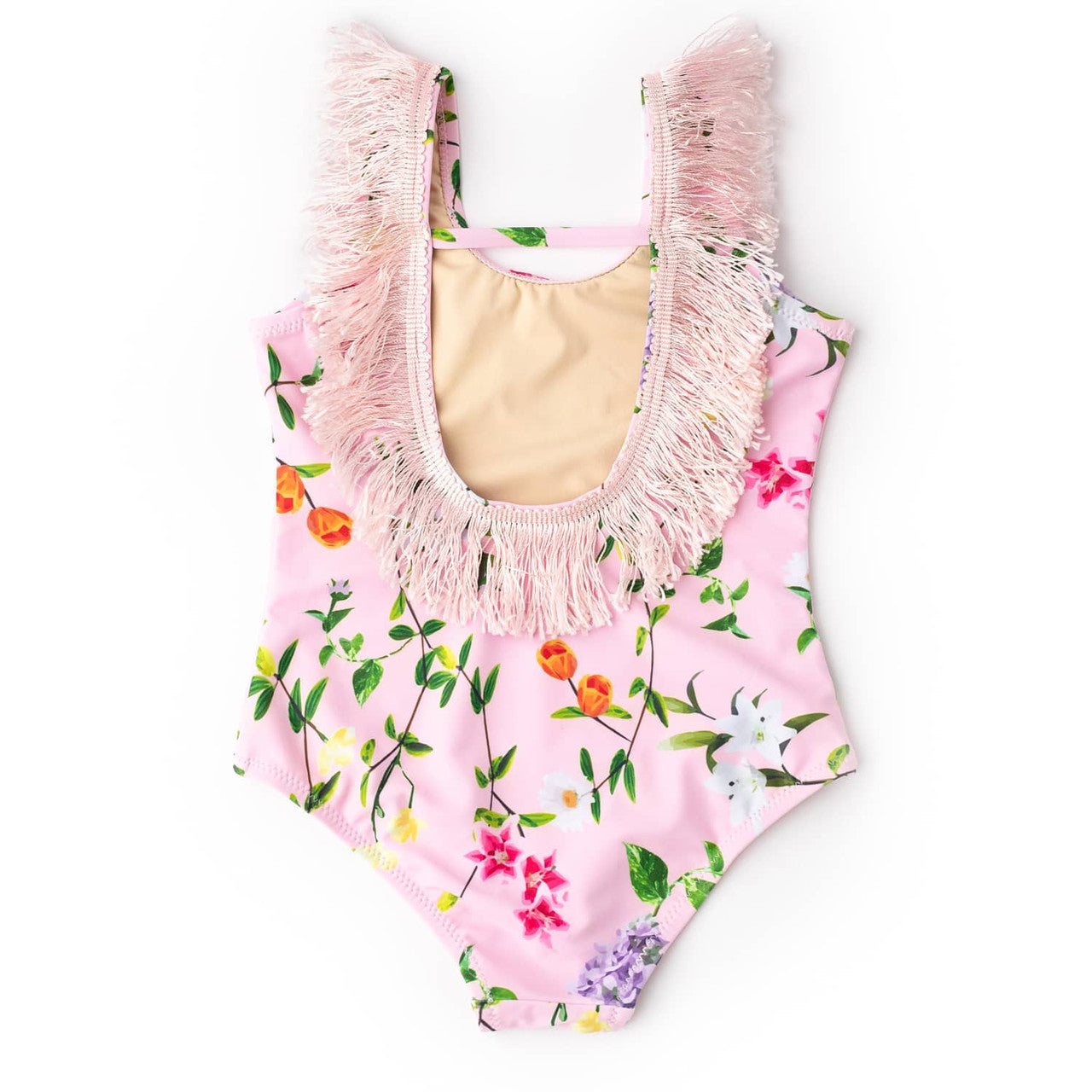 Wildflowers Fringe Back Swimsuit