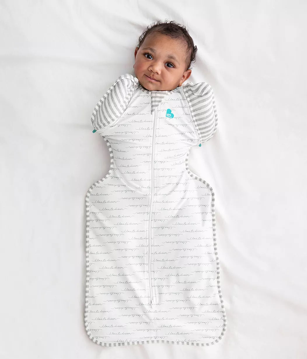 Swaddle Up™ Transition Bag Original 1.0 TOG White Dreamer - MEDIUM