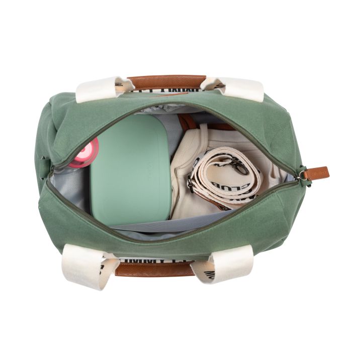 Mommy Club Nursery Bag - Signature Canvas - Green