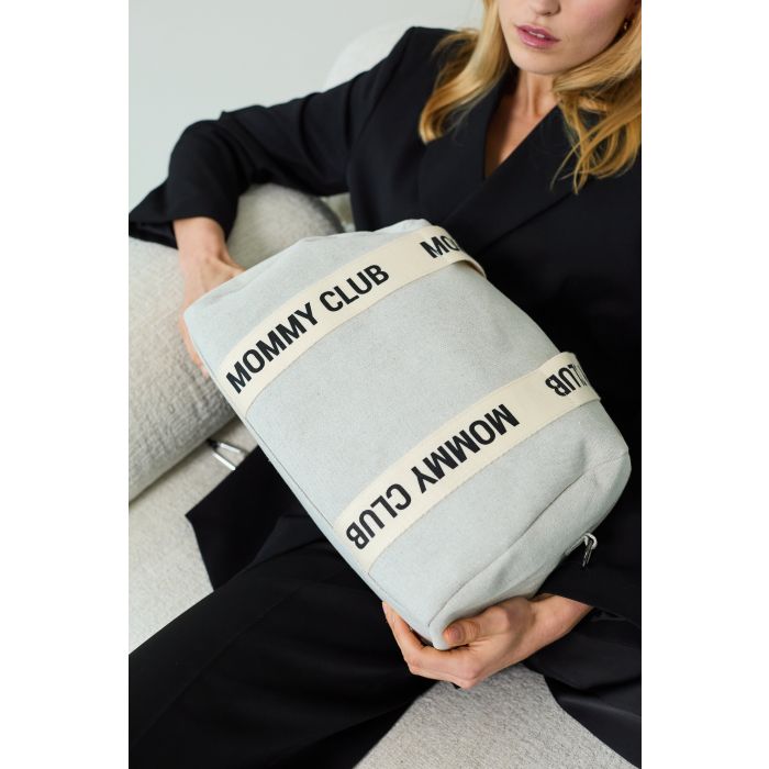 Mommy Club Nursery Bag - Signature Canvas - Off White