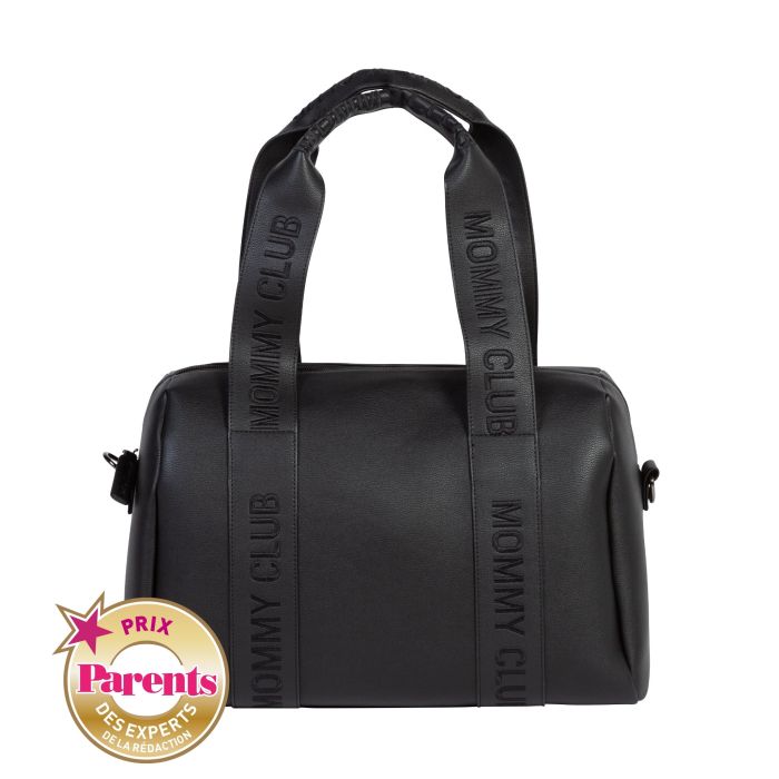 Mommy Club Nursery Bag - Signature - Vegan Leather - Black