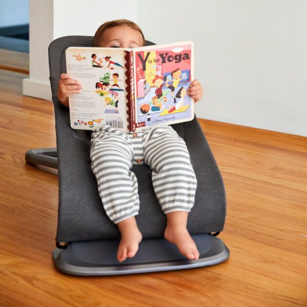 3-IN-1 Evolve Baby Bouncer - Charcoal Grey