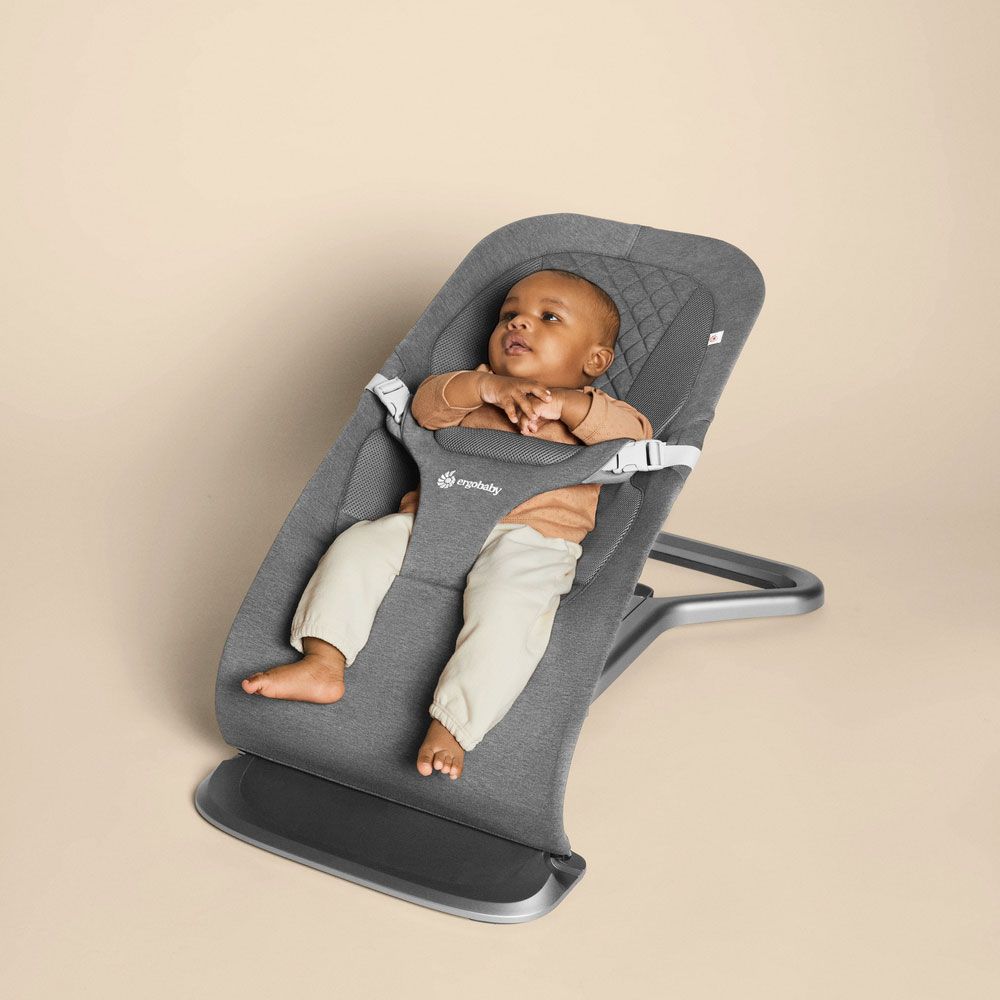 3-IN-1 Evolve Baby Bouncer - Charcoal Grey