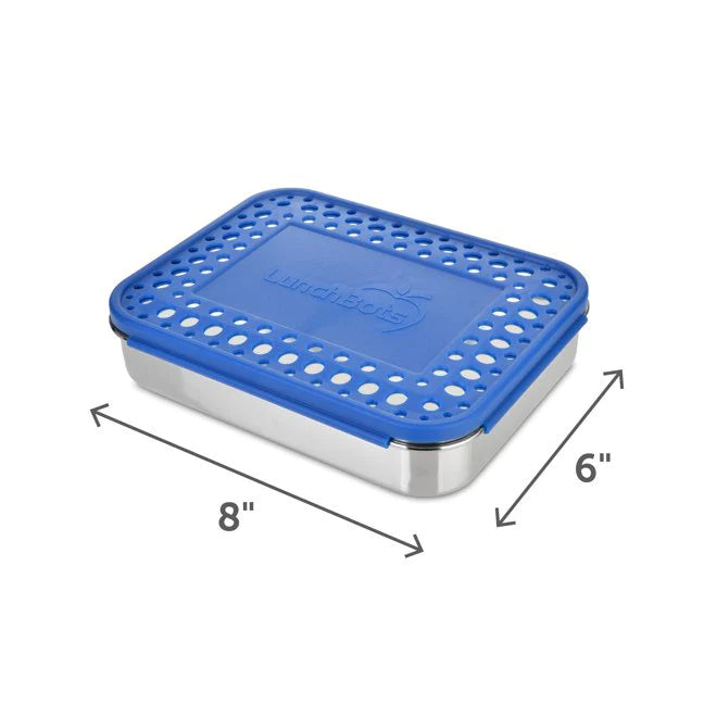 Large Trio Bento Box - Blue Dots
