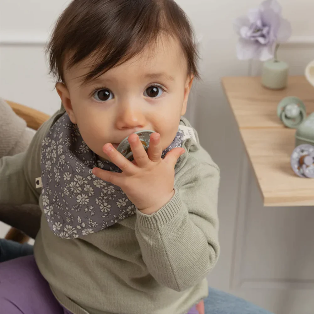 BIBS x LIBERTY Bandana Bib - Capel Fossil Grey