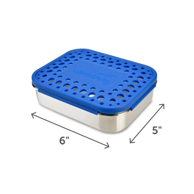 Medium Trio Bento Box - Blue Dots