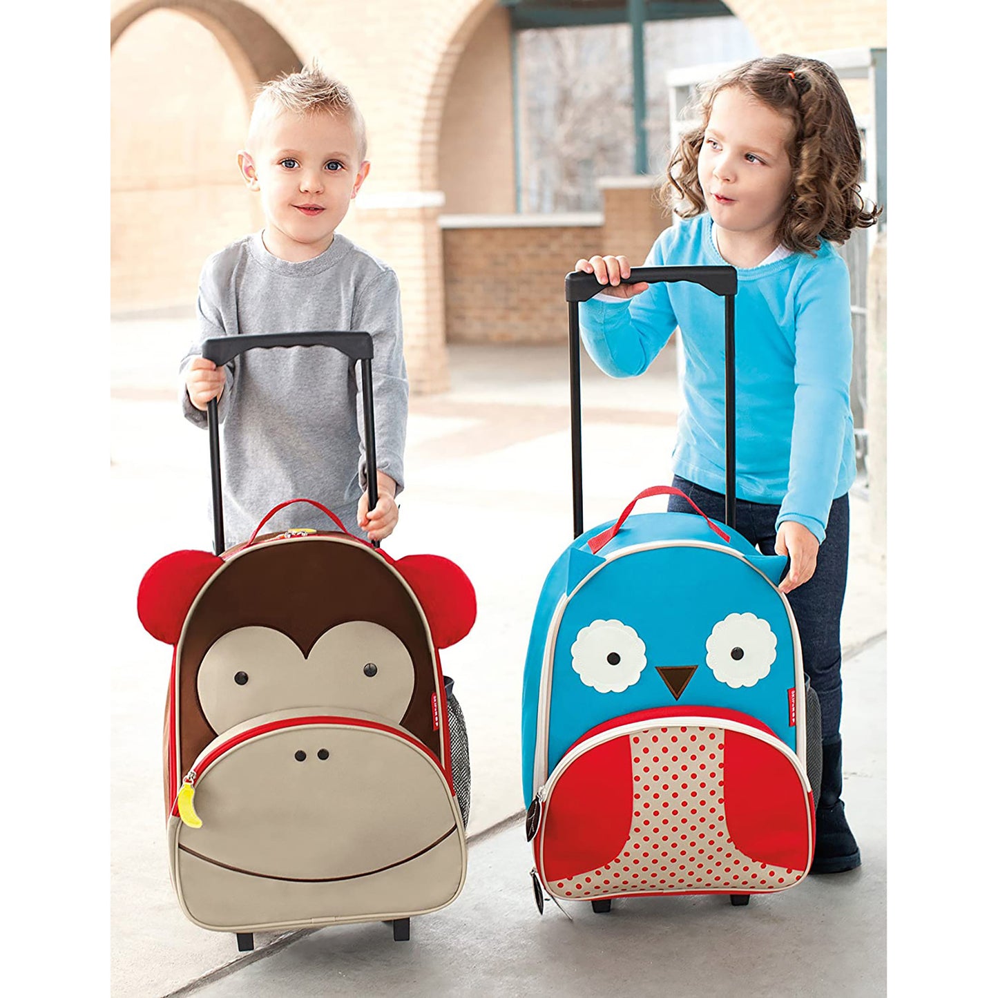 Zoo Rolling Luggage - Owl
