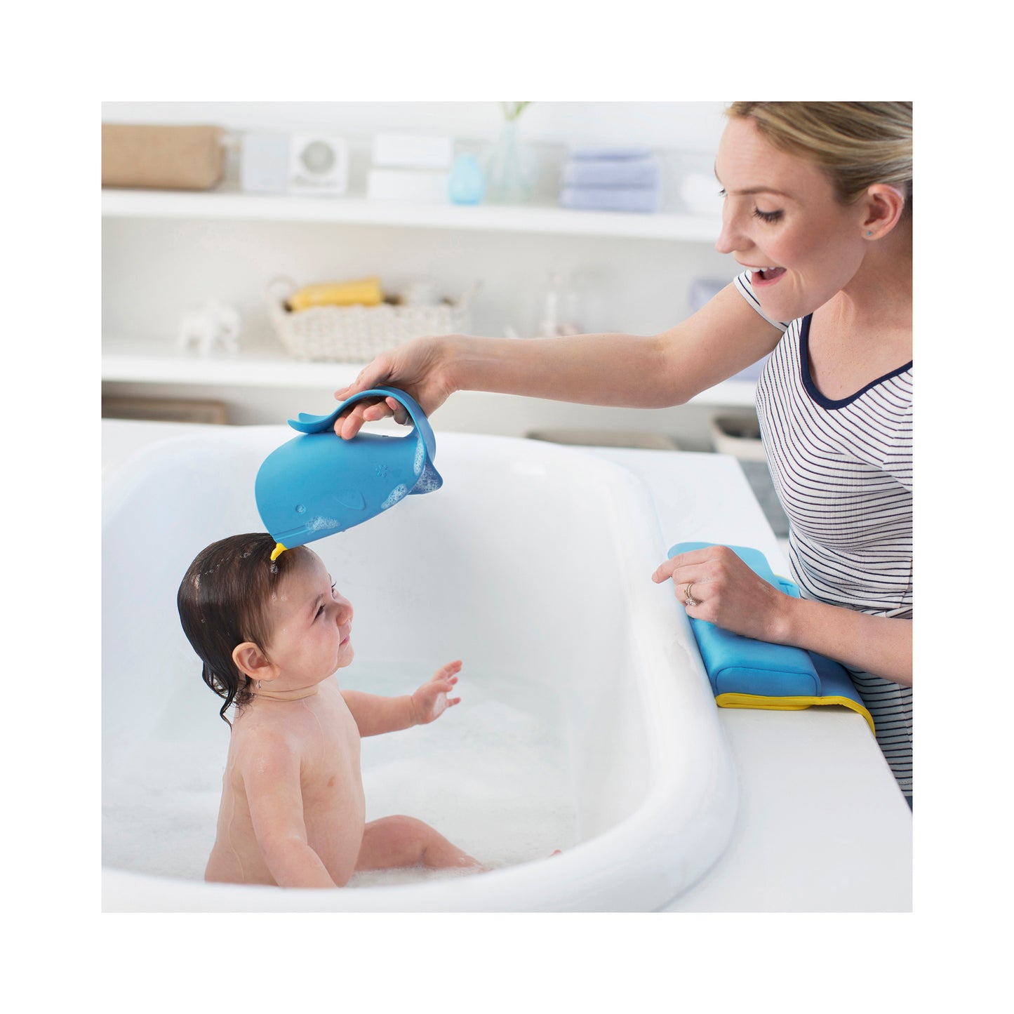 MOBY® Waterfall Bath Rinser - Blue