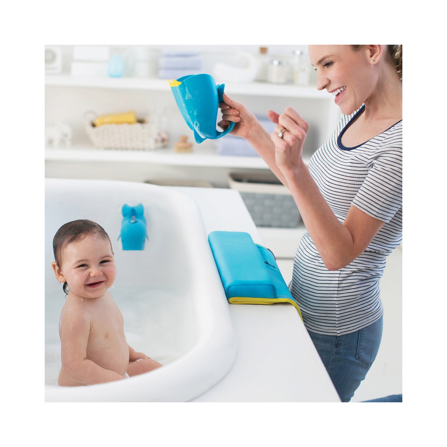 MOBY® Waterfall Bath Rinser - Blue