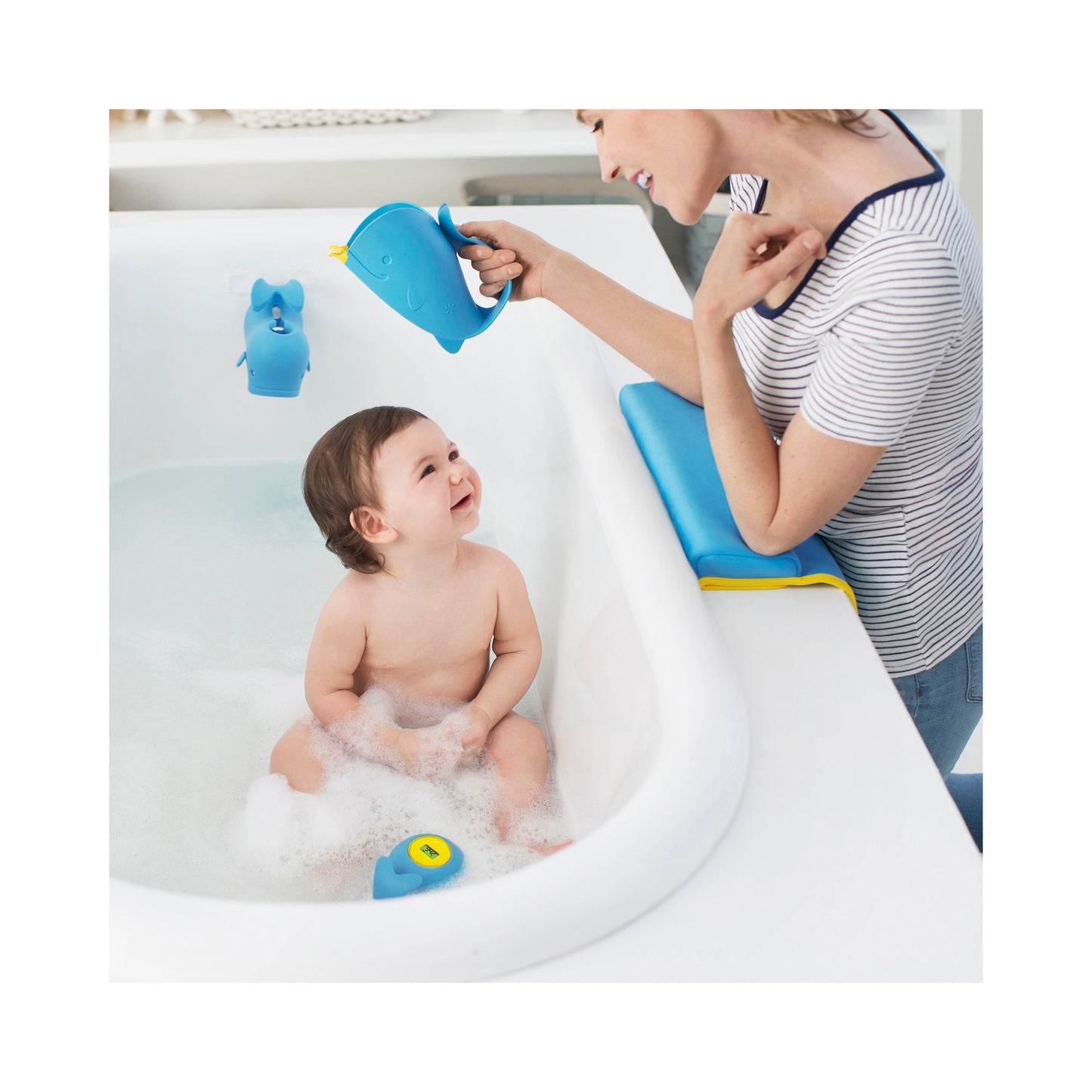 MOBY® Waterfall Bath Rinser - Blue
