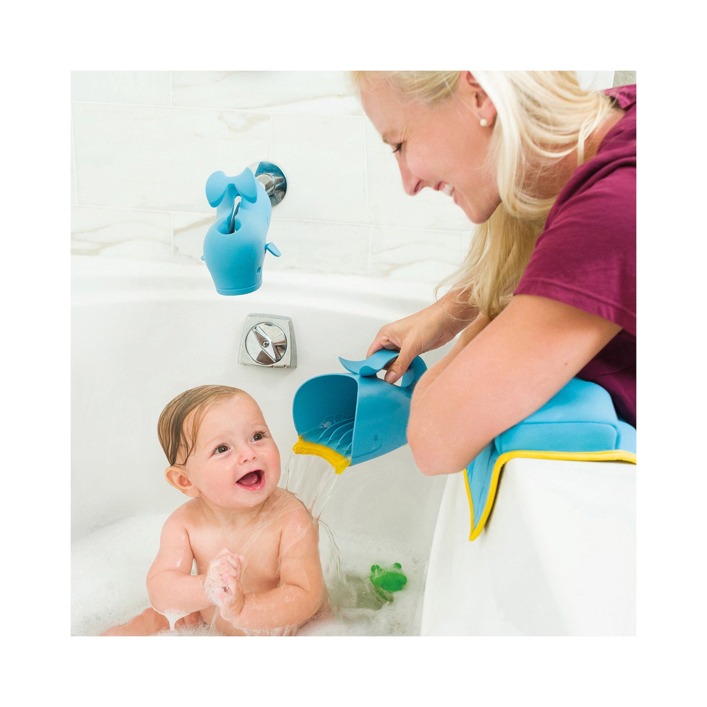 MOBY® Waterfall Bath Rinser - Blue