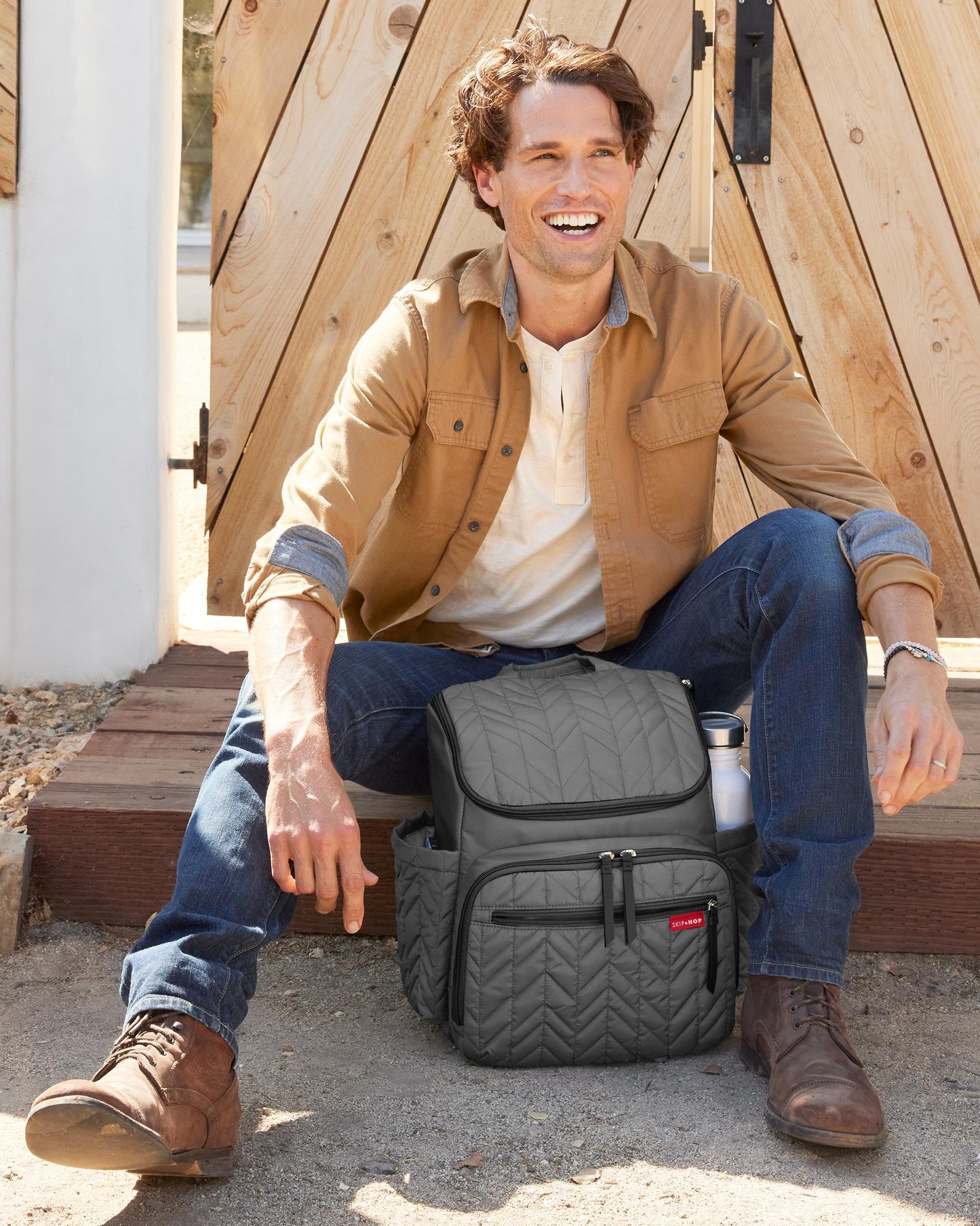 Forma Pack & Go Diaper Backpack - Grey