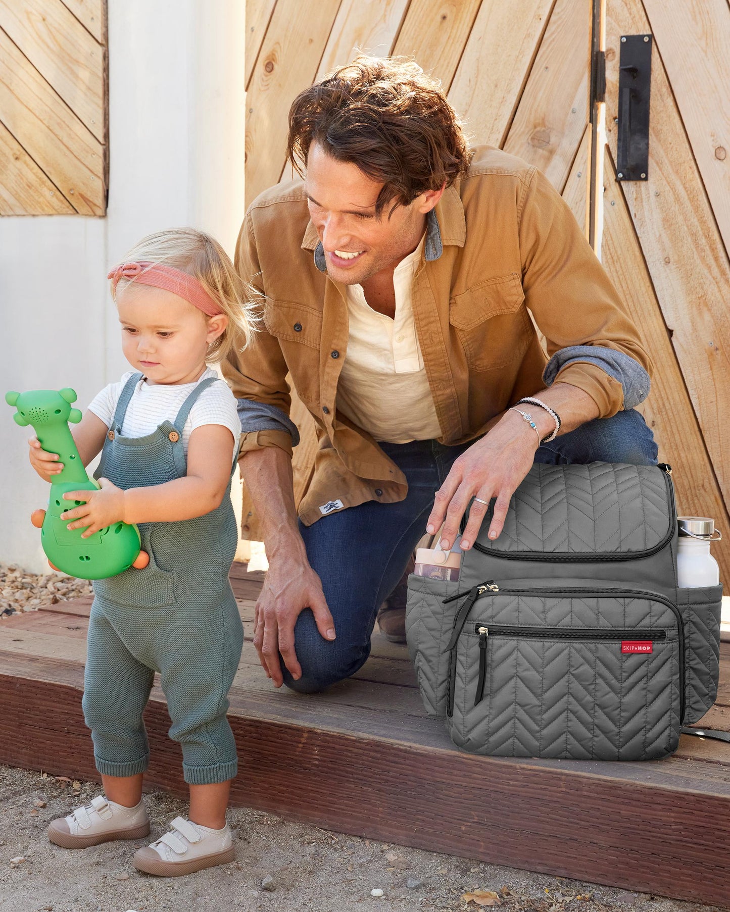 Forma Pack & Go Diaper Backpack - Grey
