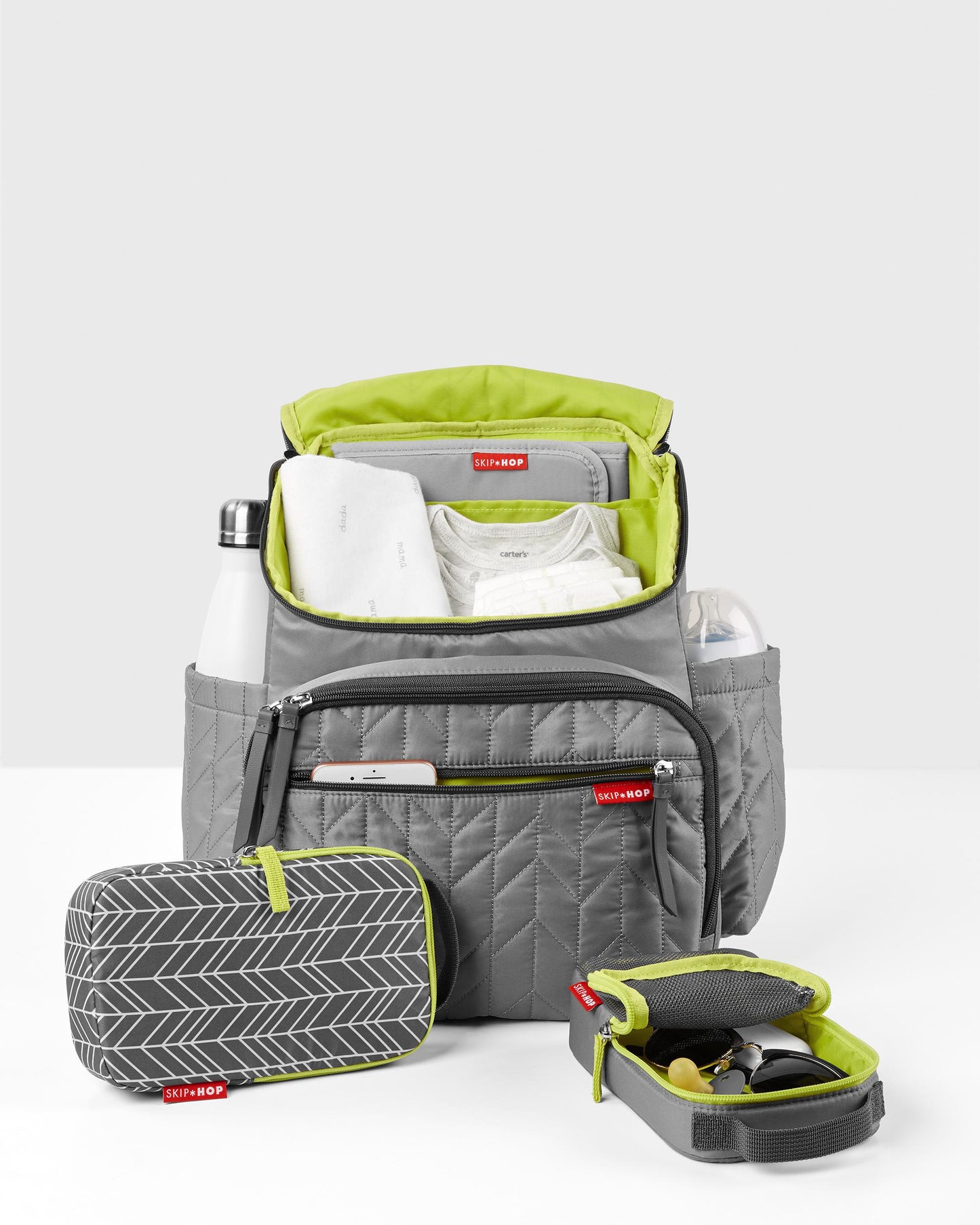 Forma Pack & Go Diaper Backpack - Grey