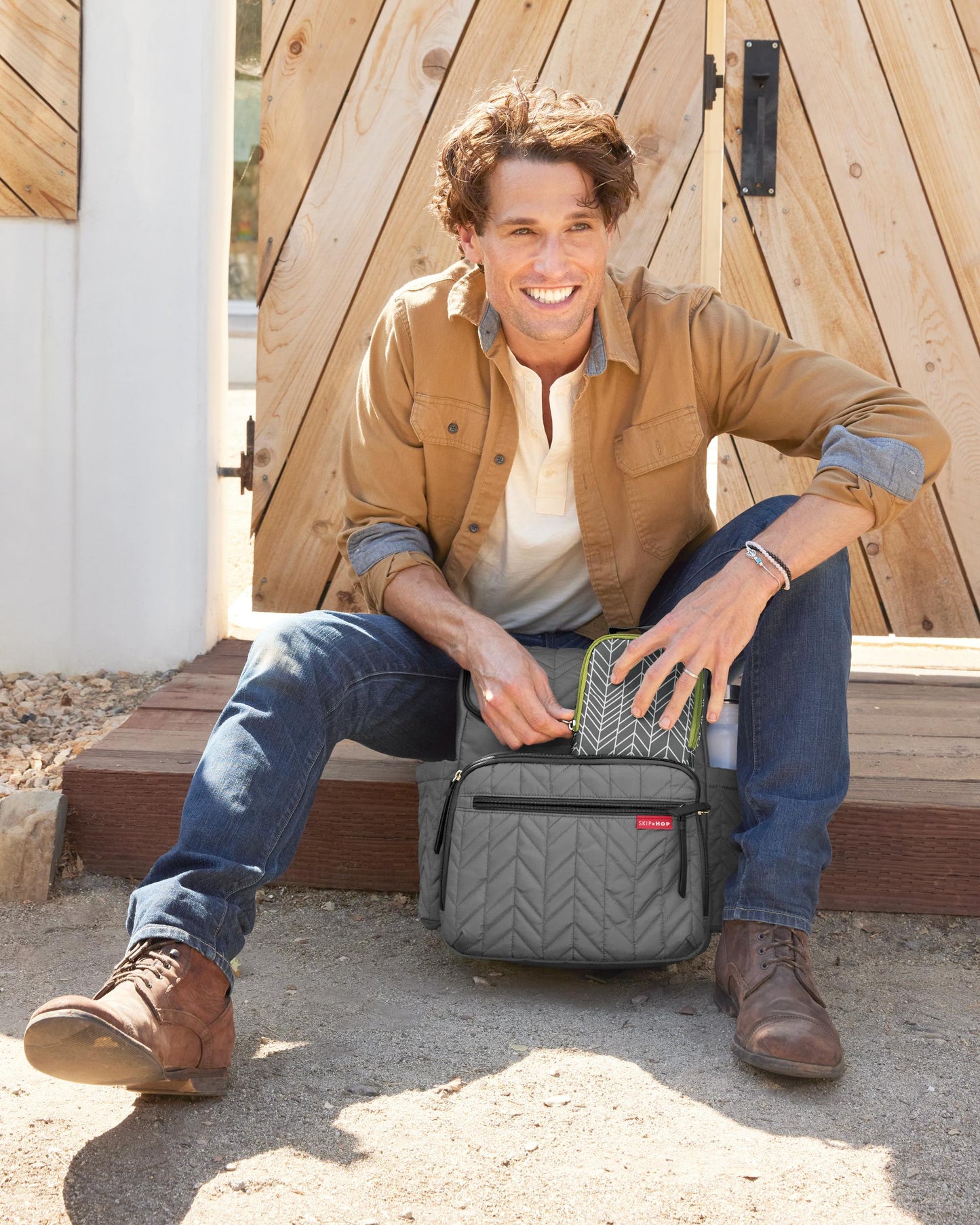 Forma Pack & Go Diaper Backpack - Grey