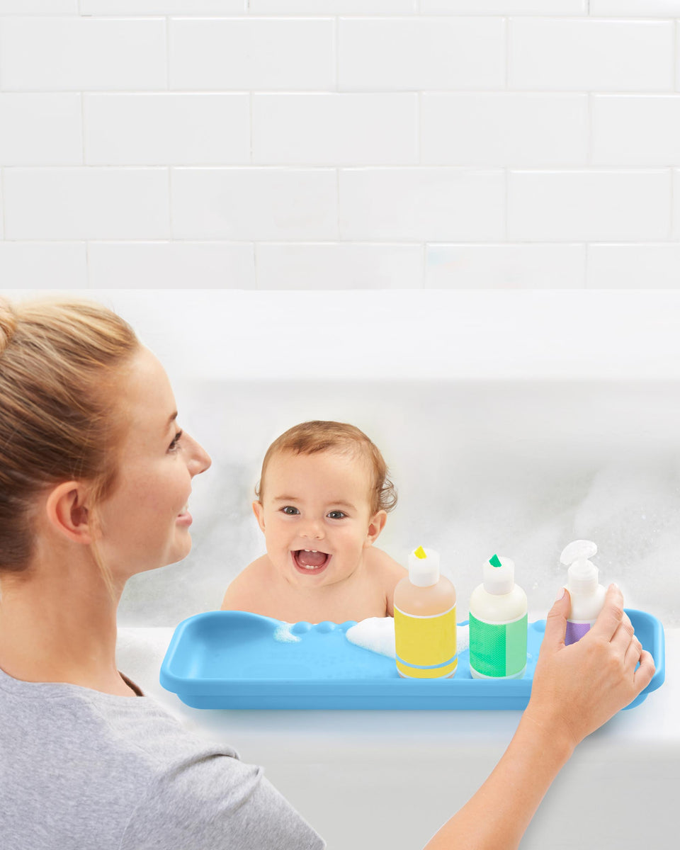 Shelfie bathtub tray for safer play - Savvy Sassy Moms