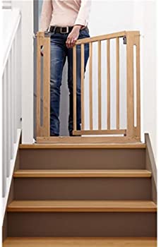 Easy Close wood Door Gate - Natural Wood
