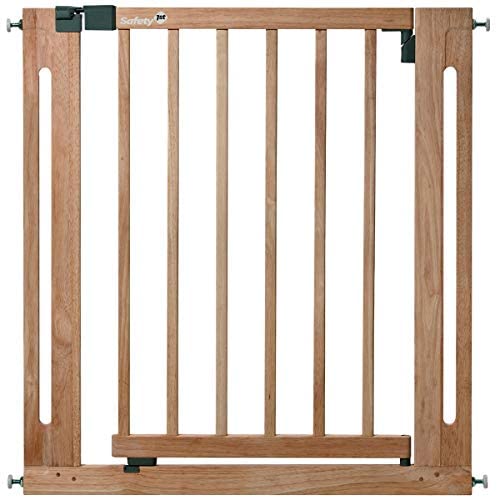 Easy Close wood Door Gate - Natural Wood