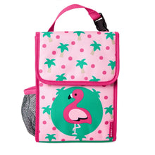 Load image into Gallery viewer, Zoo Insulated Kids Lunch Bag - Flamingo
