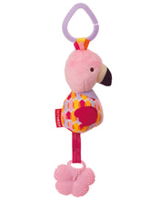 Load image into Gallery viewer, Bandana Buddies Chime &amp; Teethe Toy - Flamingo
