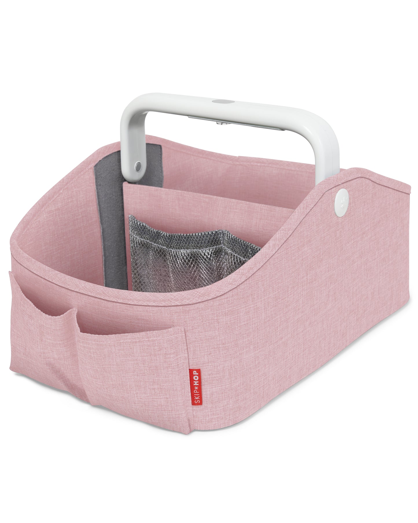 Nursery Style Light-Up Diaper Caddy - Pink
