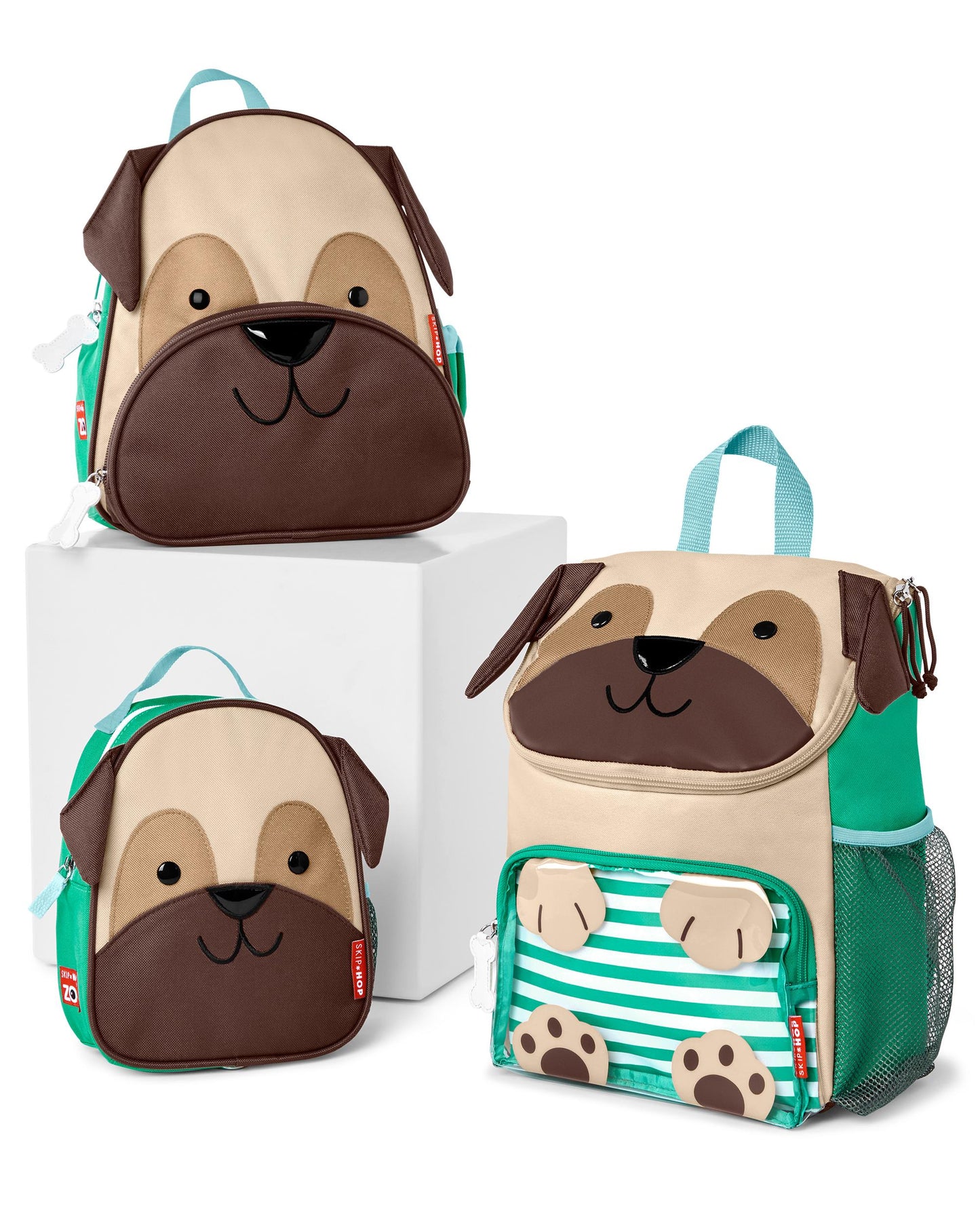 Mini Backpack With Safety Harness - Pug