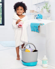 Load image into Gallery viewer, Moby Stowaway Bath Toy Bucket
