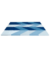 Load image into Gallery viewer, Playspot Geo Foam Floor Tiles - Blue Ombre
