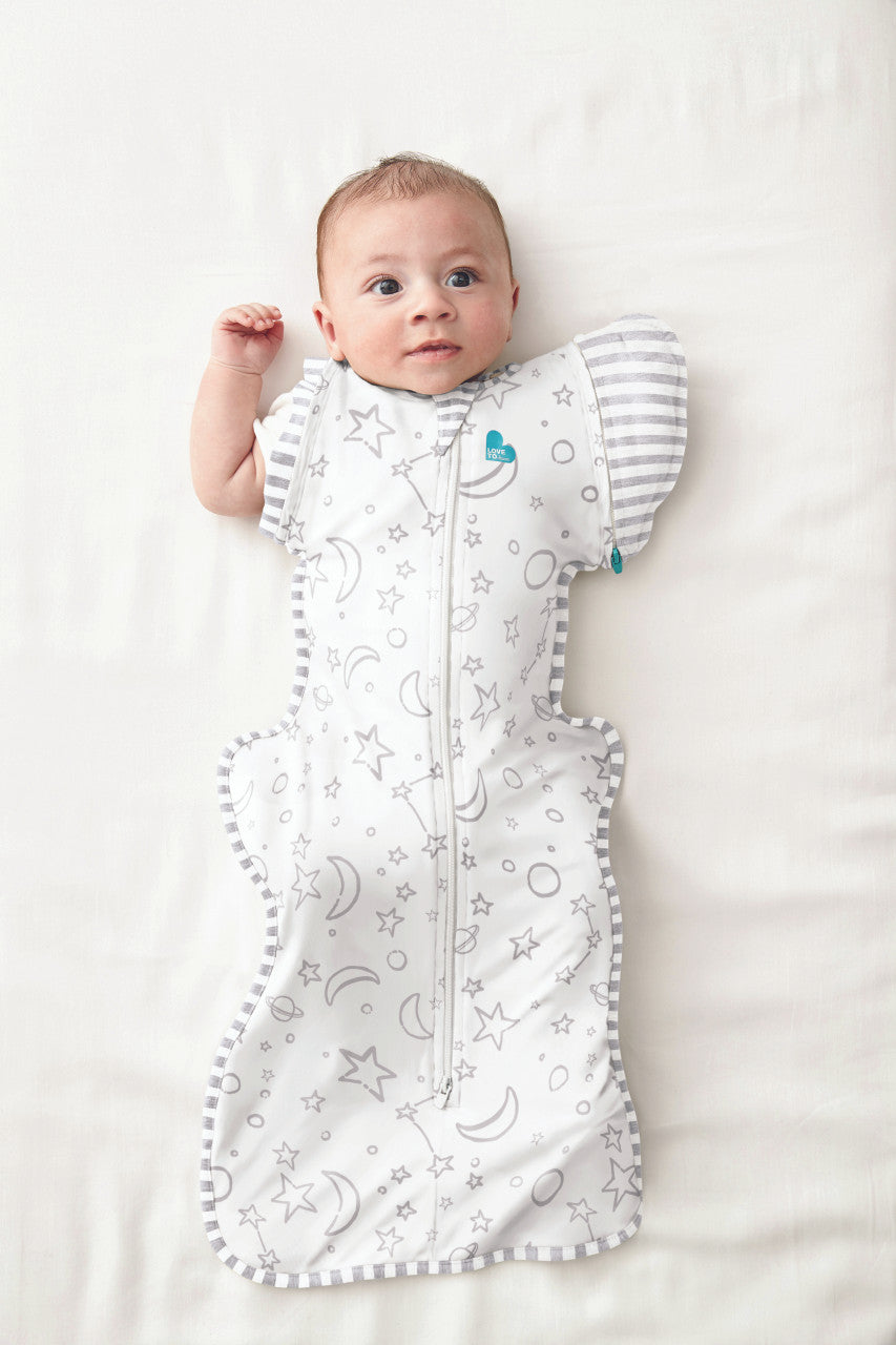 Swaddle Up™ Transition Bag Bamboo Original 1.0 TOG Stars and Moon Cream - LARGE