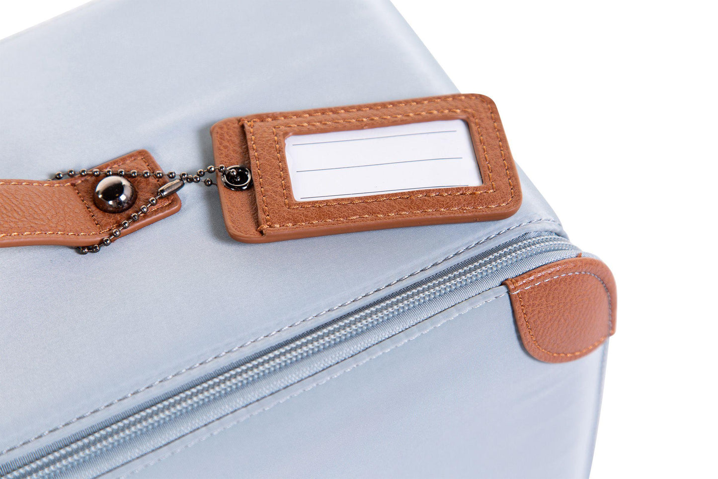 Mini Traveller Kids Suitcase - Grey Off White