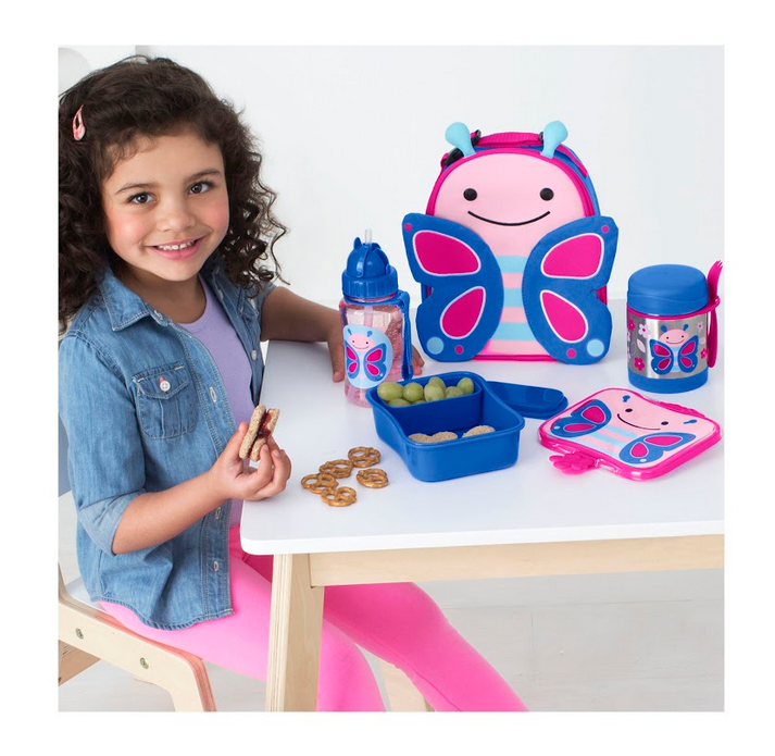 Zoo Insulated Little Kid Food Jar - Butterfly