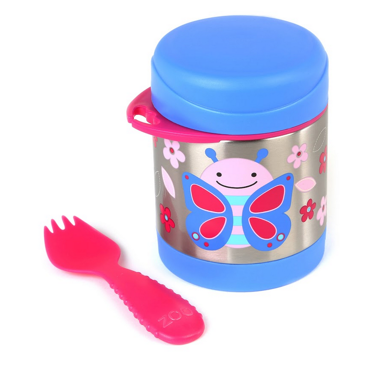 Zoo Insulated Little Kid Food Jar - Butterfly