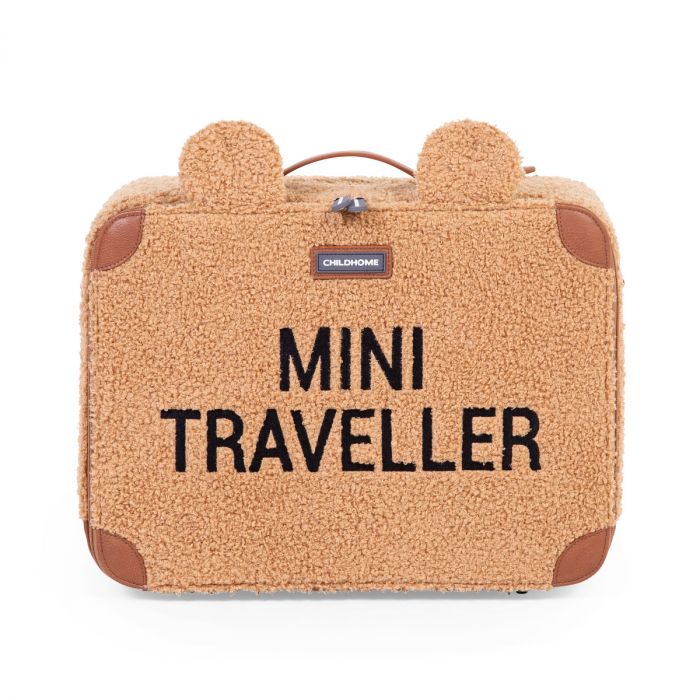Mini Traveler Kids Suitcase - Teddy Brown