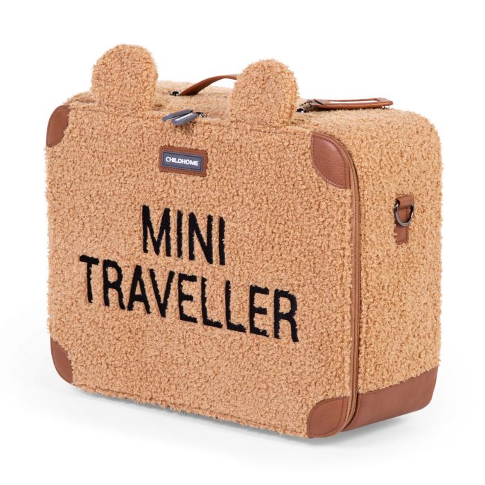 Mini Traveler Kids Suitcase - Teddy Brown