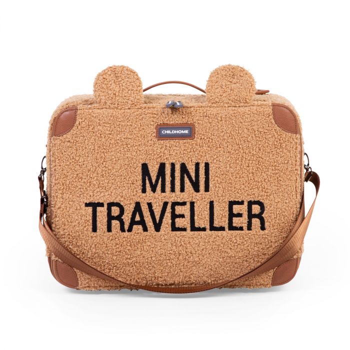 Mini Traveler Kids Suitcase - Teddy Brown