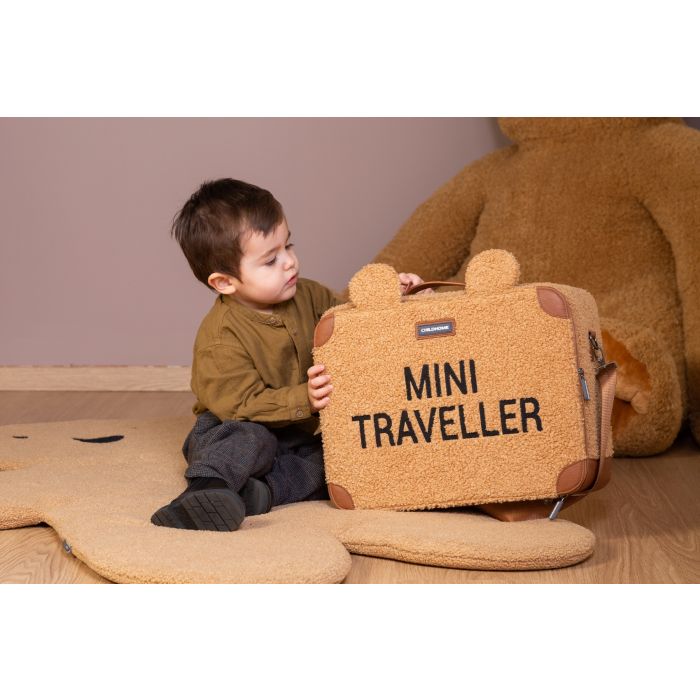 Mini Traveler Kids Suitcase - Teddy Brown