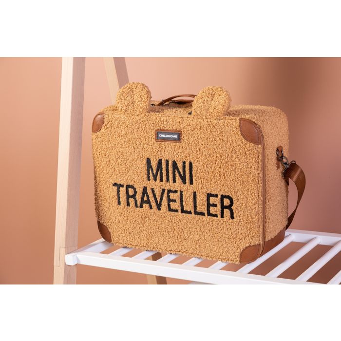 Mini Traveler Kids Suitcase - Teddy Brown