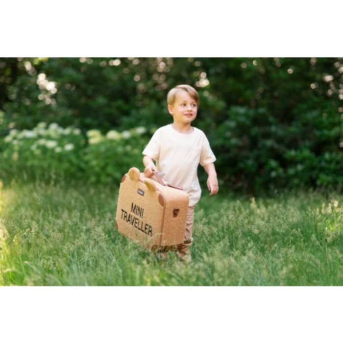Mini Traveler Kids Suitcase - Teddy Brown